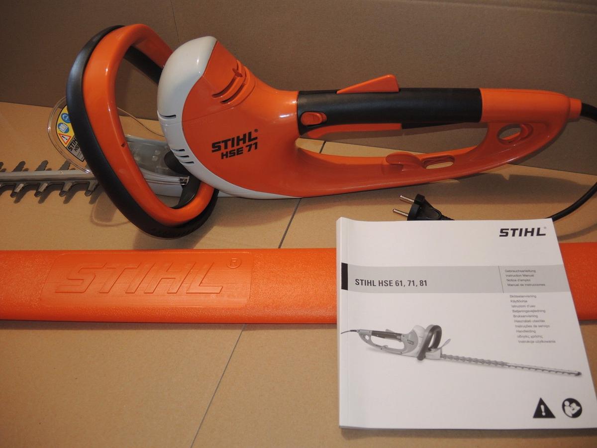 Stihl Stihl HSE71 Electric Hedge Trimmer 600W, 60cm Bar Length